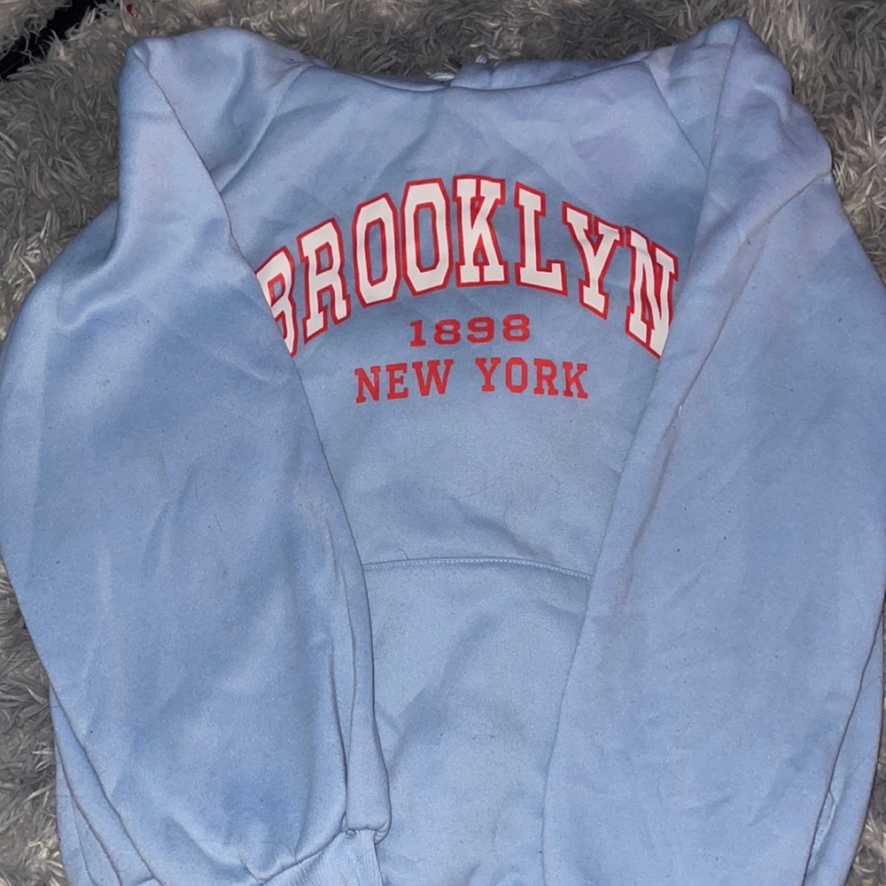 Blue Brooklyn hoodie